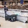 Nilfisk SC800 PC scrubber dryer cleaning supermarket