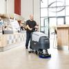 Nilfisk SC401 scrubber dryer cafe cleaning