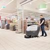 Nilfisk SC530 scrubber dryer cleaning supermarket