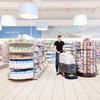 Nilfisk SC530 scrubber dryer cleaning supermarkets